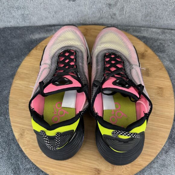 Nike Air Max 2090 Shoes Womens Size 7 Pink Black Volt Mesh Sneakers CV8727-600 - Picture 5 of 10